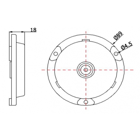 Lampa podwodna do jachtu PB27-45 27 / 45 Watt